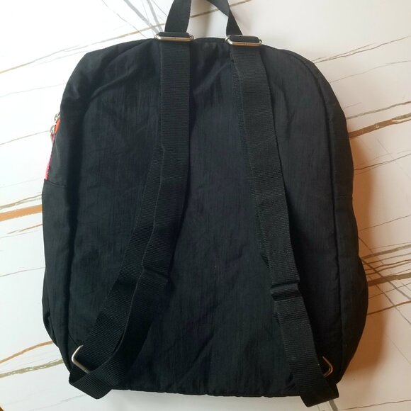 Baggalini Black & Pink Backpack Purse Bag